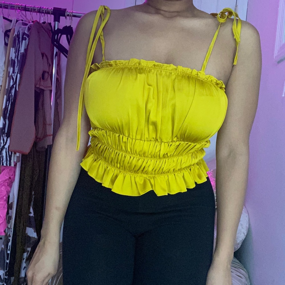 Yellow Balcony Top